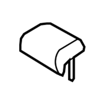 71940-06320-B2 Toyota Headrest, Outer, Gray, Rear Illustration 1 of 1