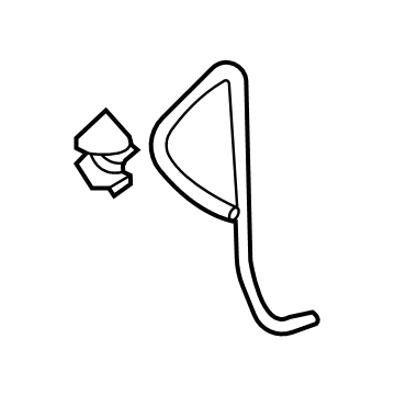 Toyota 16283-F0200 Overflow Hose