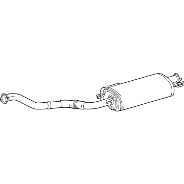 Toyota 17420-AK010 Muffler & Pipe
