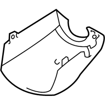 Toyota 45287-0C060-B0 Lower Cover