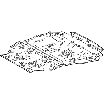 Toyota 58311-60F30 Pan, Rear Floor 58311-60F30 Toyota Pan, Rear Floor Illustration 1 of 1