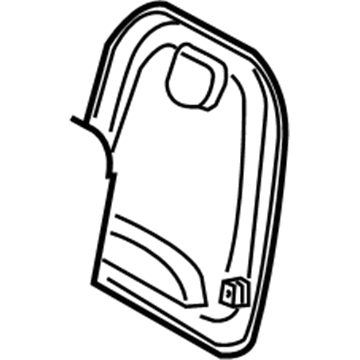 Toyota 71881-AE040-E0 Seat Back Panel