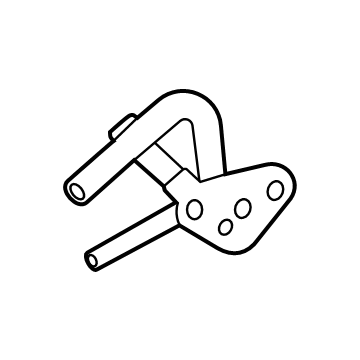 Toyota 16268-25040 By-Pass Pipe