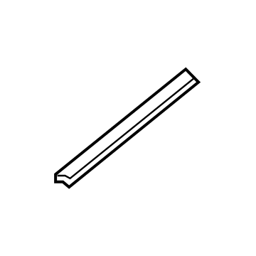 53389-WB001 Toyota Fender Upper Seal, Front Illustration 1 of 1