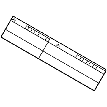 Toyota 74529-60021 Caution Label
