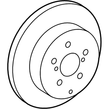 Toyota Prius V Brake Rotor - 42431-47050
