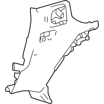 Toyota 55480-60380-C0 Switch Bezel