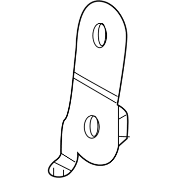 86591-12040 Toyota Lower Note Horn Bracket Illustration 1 of 1