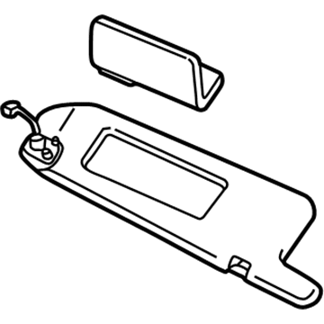 Toyota Camry Sun Visor - 74310-AA096-B0