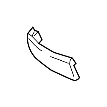 71868-42040-C0 Toyota Front Shield, Driver Side Illustration 1 of 1