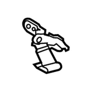 71305-06060 Toyota Seat Hinge, Center Illustration 1 of 1