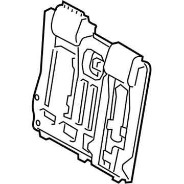 71017-06170-C1 Toyota Seat Back Frame, Passenger Side Illustration 1 of 1