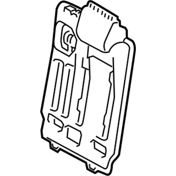 71018-06120-C1 Toyota Seat Back Frame, Driver Side Illustration 1 of 1