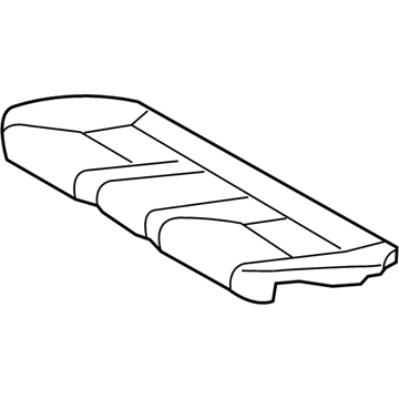 71503-06221 Toyota Seat Cushion, Rear Illustration 1 of 1