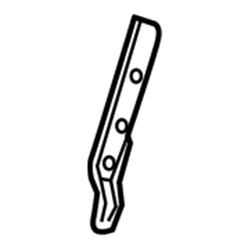 71768-06010 Toyota Bolster Bracket, Rear Driver Side Illustration 1 of 1