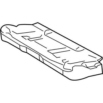 71015-06060 Toyota Cushion Frame, Rear Illustration 1 of 1