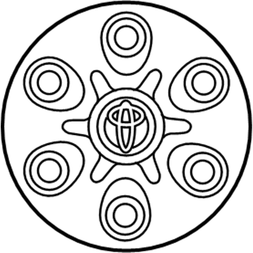 42603-0C030 Toyota Wheel Cap Illustration 1 of 1