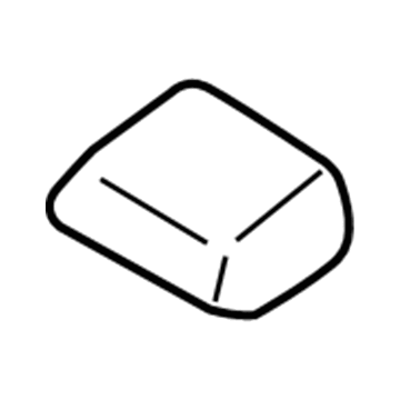 58731-0D040-C0 Toyota Cap, Rear Passenger Side Illustration 1 of 1