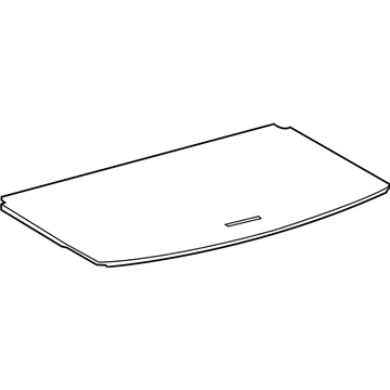 58410-0D050-B2 Toyota Compartment Door, Rear Illustration 1 of 1