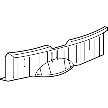 58387-0D090-C0 Toyota Tail Panel Trim, Rear Illustration 1 of 1