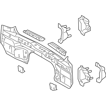 58307-0E040 Toyota Rear Body Panel Illustration 1 of 1