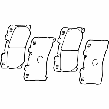 Toyota GR Corolla Brake Pads - 04465-52370
