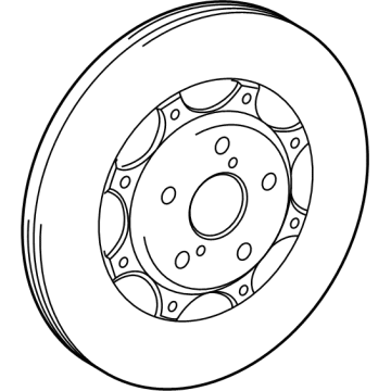 Toyota GR Corolla Brake Rotor - 43512-52180