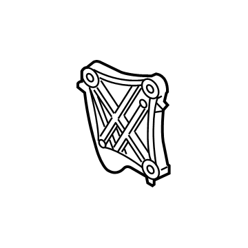 43496-WB001 Toyota Support Bracket Illustration 1 of 1