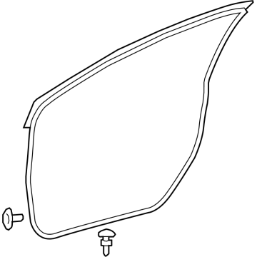Toyota 67861-60230 Surround Weatherstrip