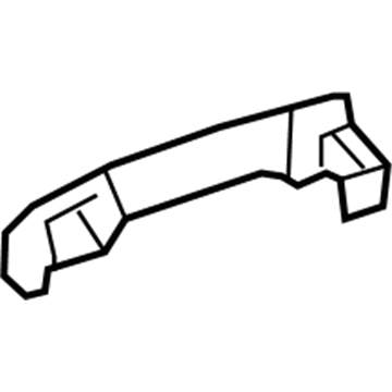 Toyota Matrix Exterior Door Handle - 69211-AA020-D4