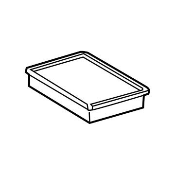 17801-21060 Toyota Air Filter Illustration 1 of 1