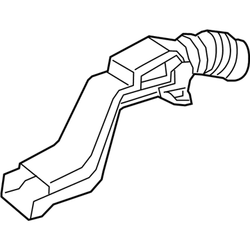 17752-37170 Toyota Inlet Tube, Front Illustration 1 of 1
