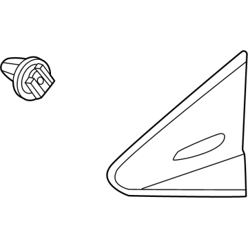 Toyota 60117-47040 Trim Cover