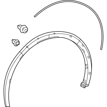 Toyota 75601-47010 Wheel Opening Molding