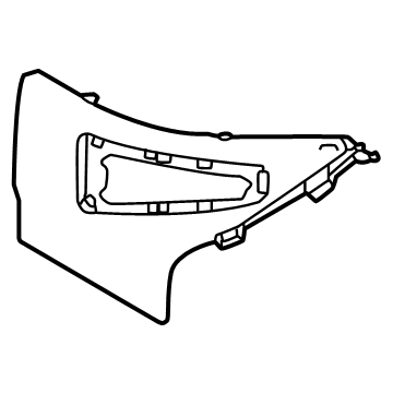 Toyota 76973-AQ010-C0 Frame Cover