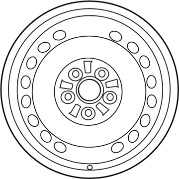 Toyota 42611-06C40 Wheel, Spare