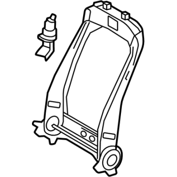 Toyota 71014-12670 Seat Back Frame