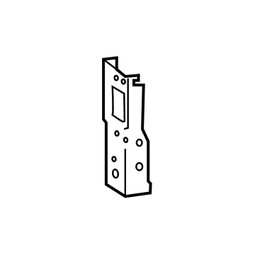 57107-02080 Toyota Mount Plate, Passenger Side Illustration 1 of 1