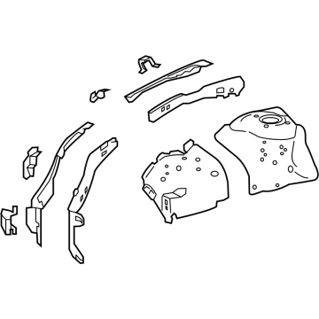 Toyota 53702-02310 Apron Assembly