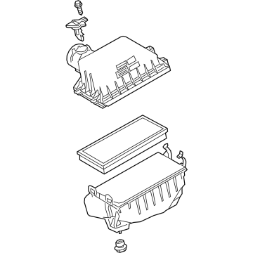 Toyota 17700-25171 Air Cleaner Assembly