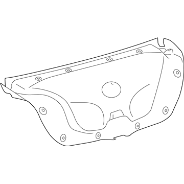 Toyota 64719-06260-C0 Trunk Lid Trim