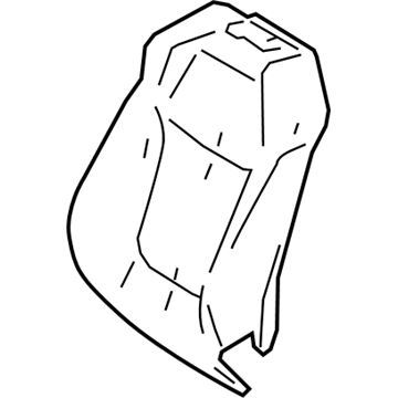 Toyota 71552-02D70 Seat Back Pad