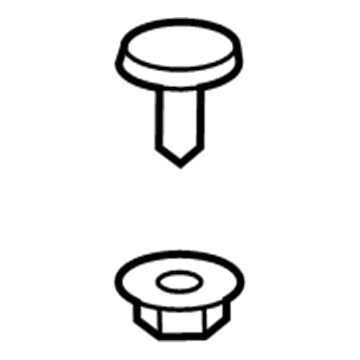 Toyota 73219-02030 Outer Belt Assembly Stopper