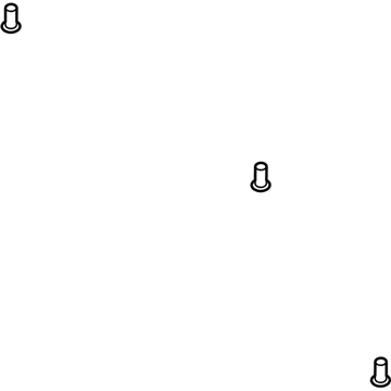 Toyota 90467-17026-A0 Tool Compartment Clip