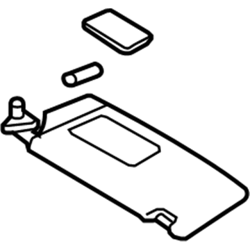 Toyota 74310-AC291-A1 Sunvisor