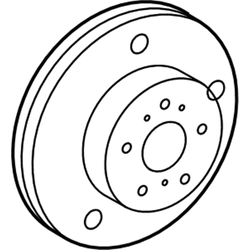 Toyota Brake Rotor - 43512-48110