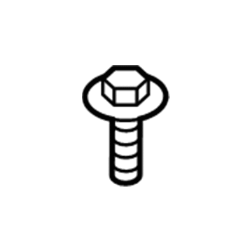 Toyota 90105-06137 Lock Support Lower Bolt