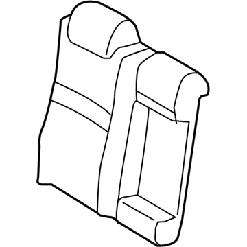 Toyota 71077-06E30-A1 Seat Back Cover