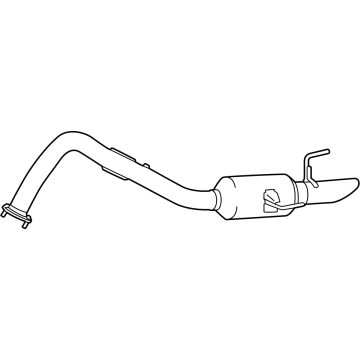 Toyota 17430-25460 Tailpipe