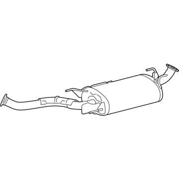 Toyota 17420-25090 Muffler & Pipe